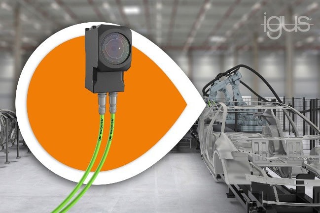igus élargit sa gamme readycable avec de nouveaux câbles pour la technologie des caméras industrielles 4