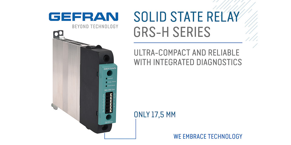 Nieuw in de Gefran solid state relais familie : GRS-H. 