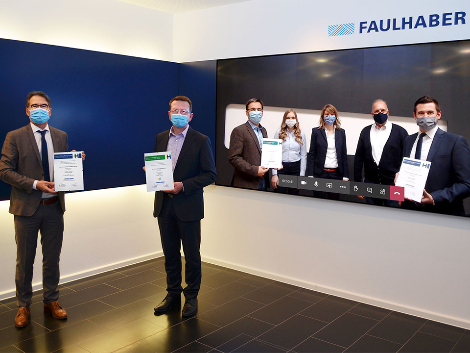 Award: FAULHABER is de eerste “Preferred Technology Partner” van Heidelberger Druckmaschinen AG