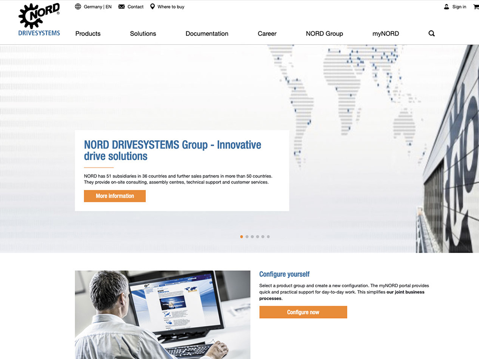 NORD DRIVESYSTEMS: Vernieuwde website nu online