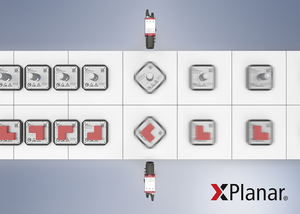 Zwevende 360° mover rotatie breidt het toepassingsgebied voor contactloos en intelligent producttransport uit