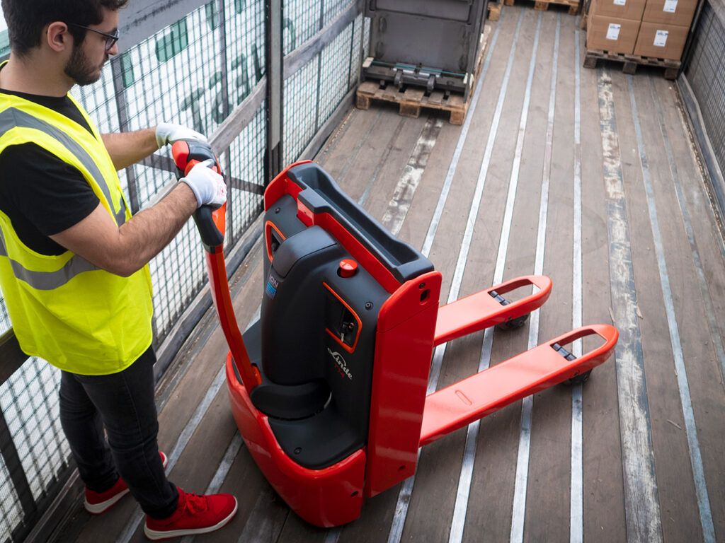 Nieuwe uiterst stille transpalletten van Linde Material Handling