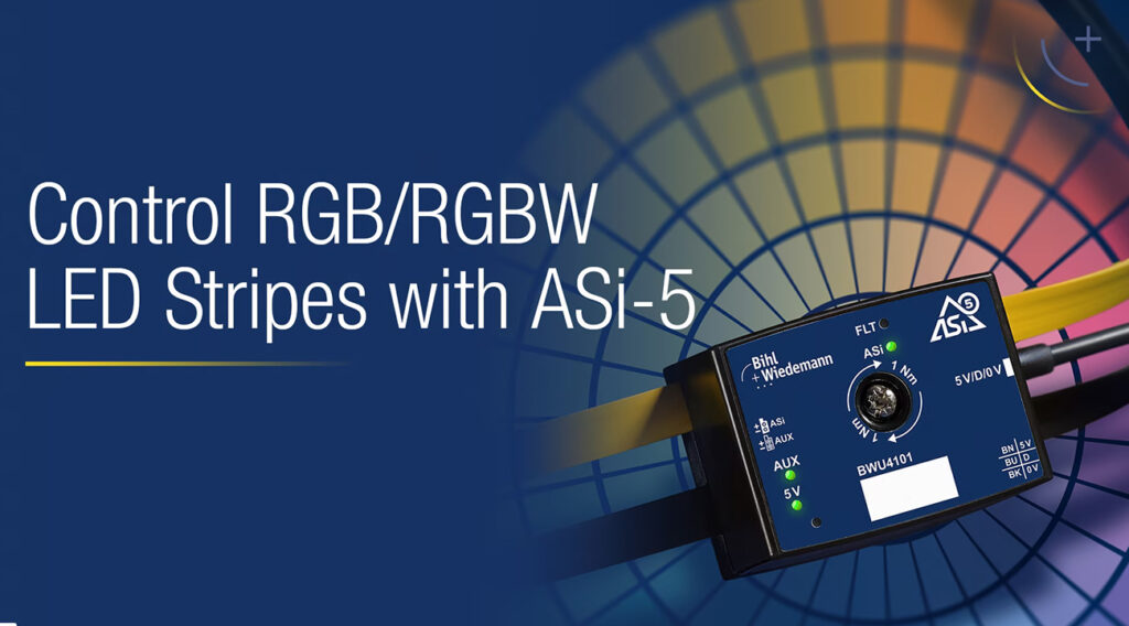 (Digitale) RGB/RGBW-ledstrips via ASi-5 eenvoudig en voordelig aansturen