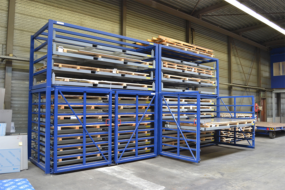 Tijd en geld besparen door een efficiënte opslag van materialen