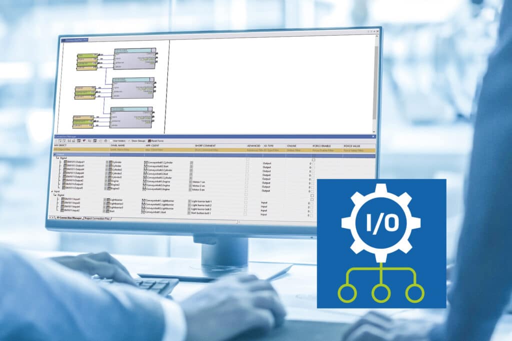 Flexibel in Communicatie en Variant Management; I/O-verbindingsbeheer in LASAL Engineering Software