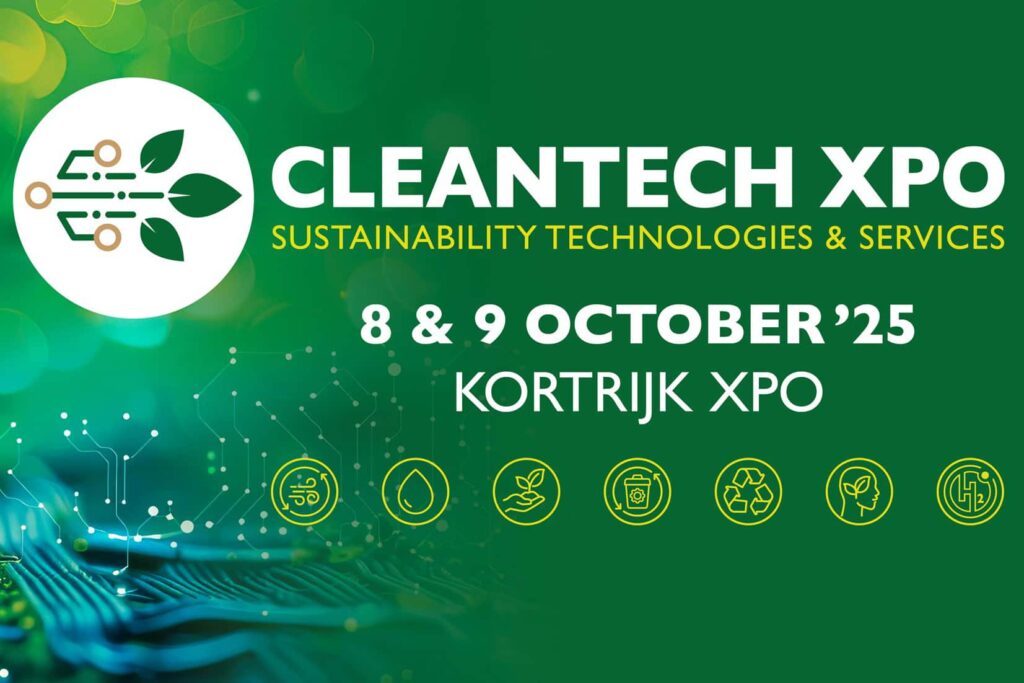CleanTech Xpo 2025: nieuw evenement met focus op duurzaamheid in bedrijfsvoering op 8 & 9 oktober in Kortrijk Xpo