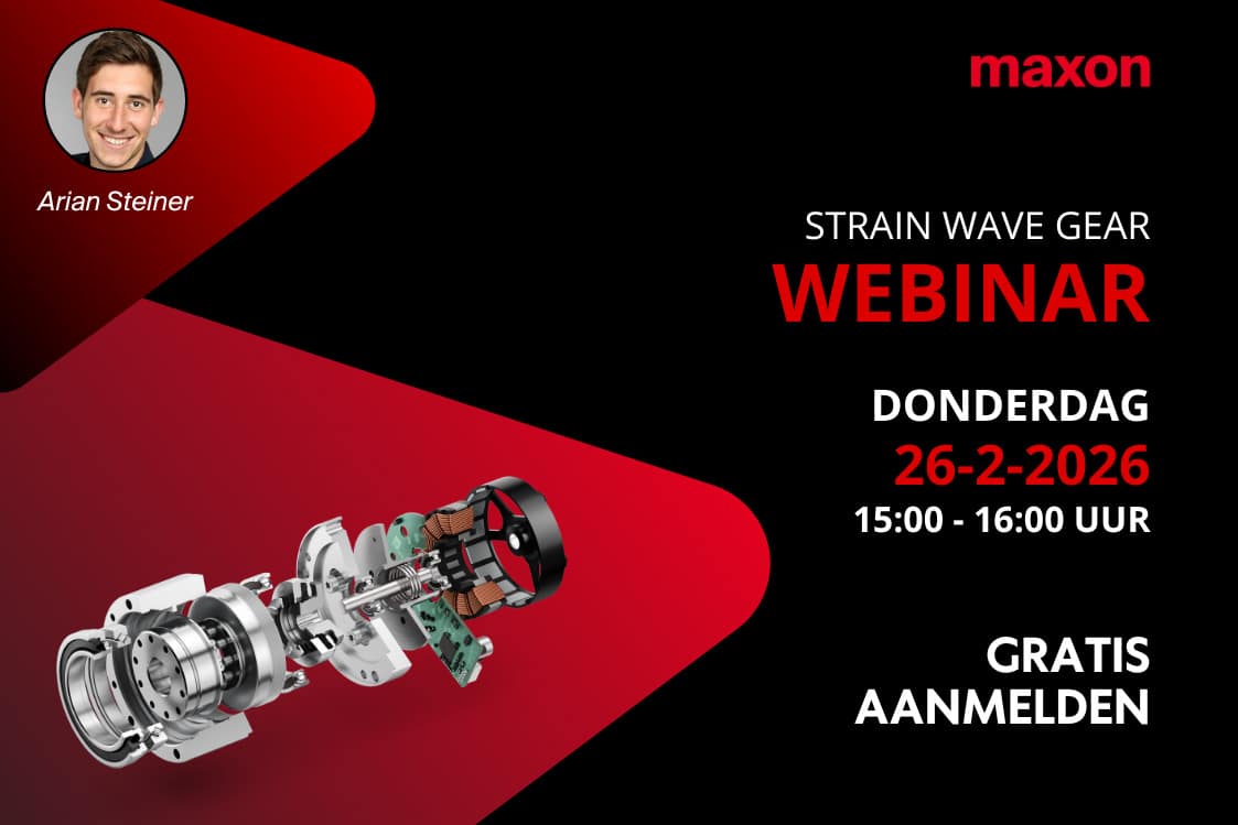 Webinar: Strain Wave Gear – high-precision motion control voor robotica en automatisering 1