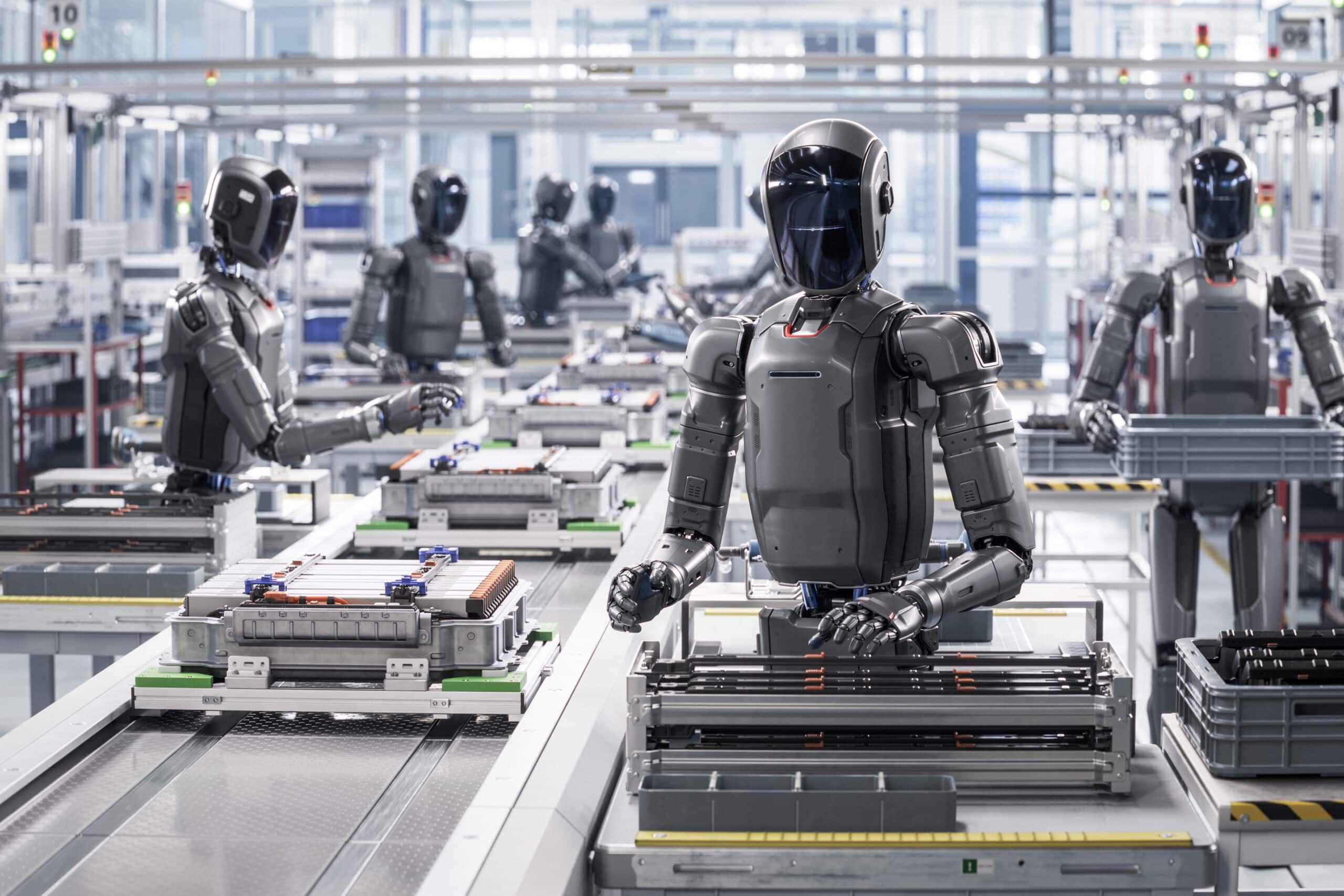 Humanoïde robots en grijpers 7