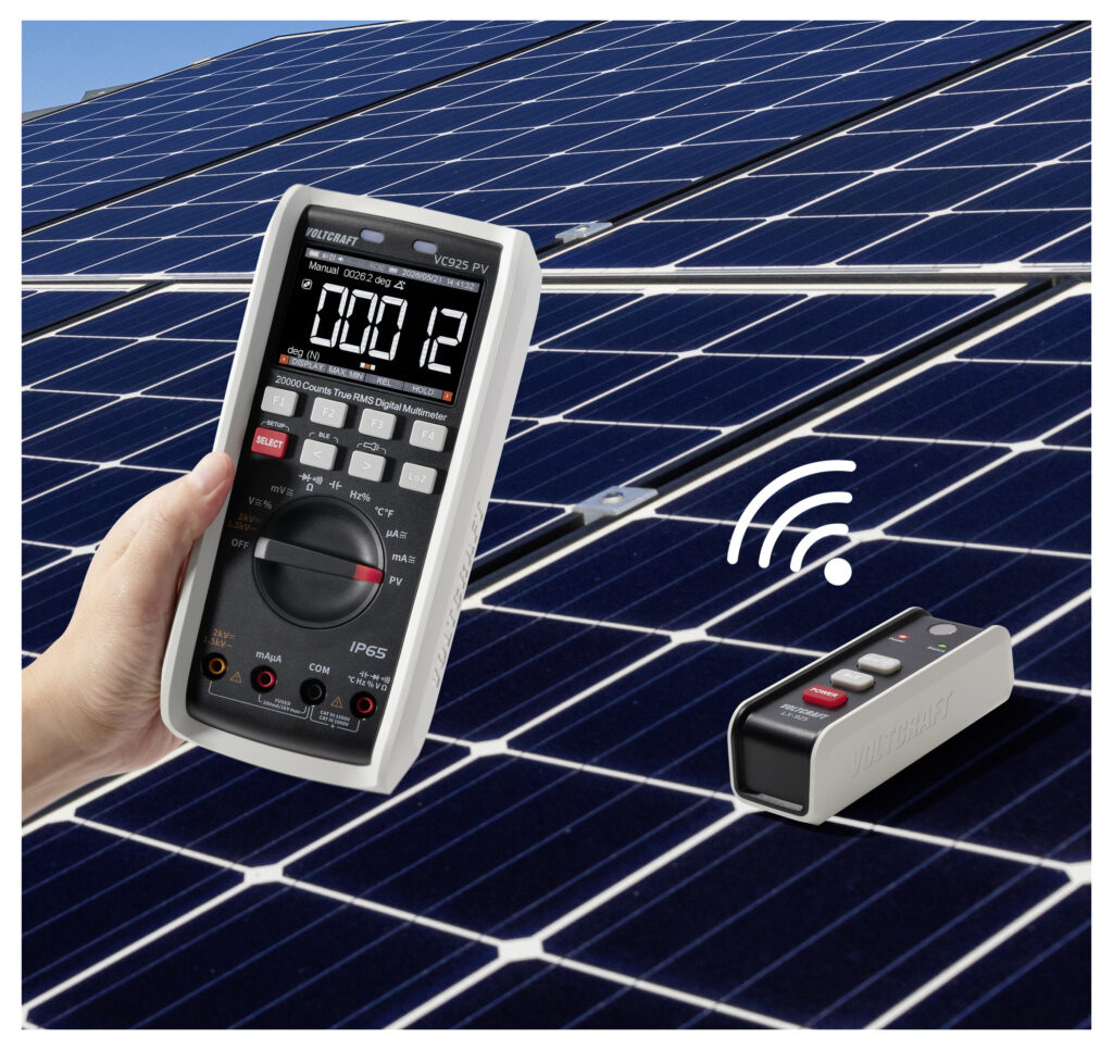 Goedgekeurd voor de hoogste veiligheidsnormen: de nieuwe premium multimeter VC-925 PV van Voltcraft 2