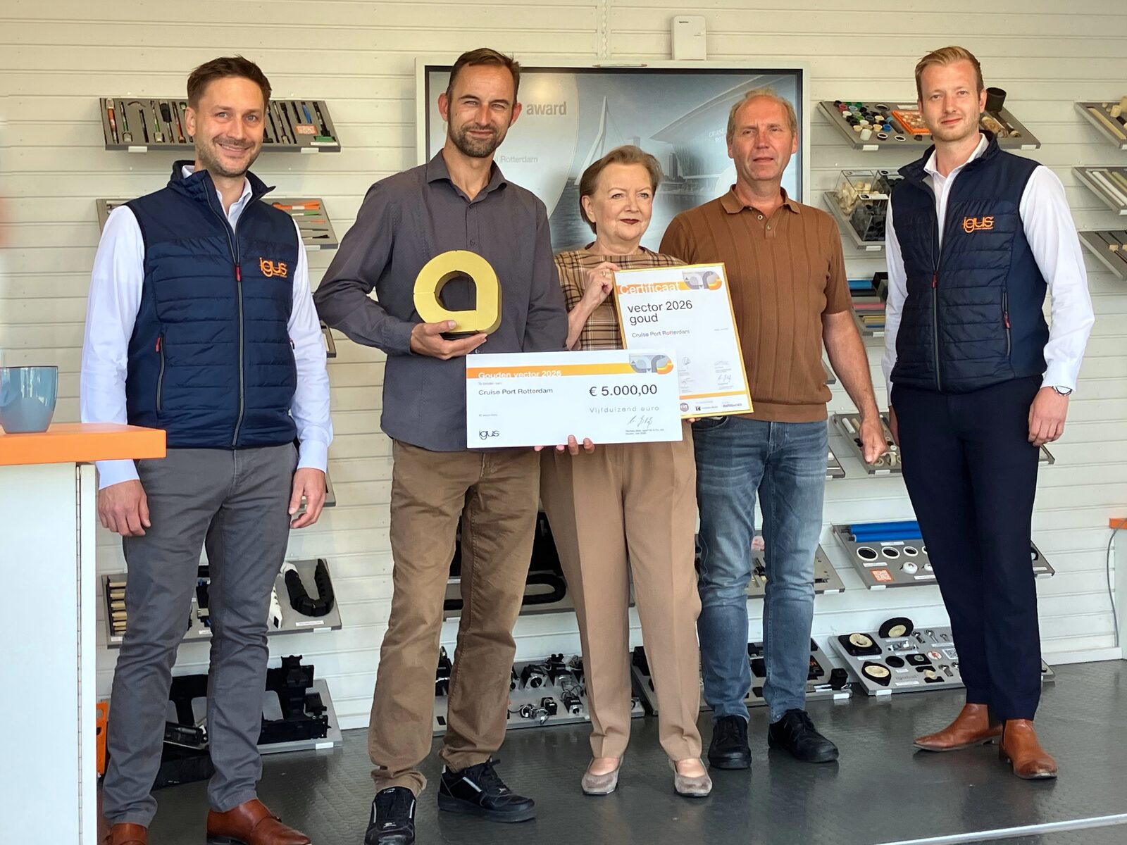 Geïntegreerde mobiele walstroomoplossing wint gouden vector award